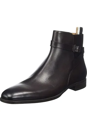 HUGO BOSS Kensington_półbuty męskie z logo Ankle, , 45.5 EU