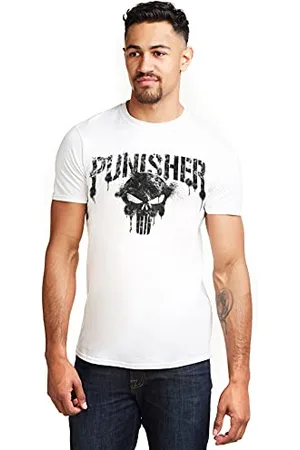 Marvel Męska koszulka Punisher Text, , L
