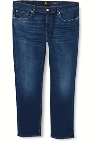 7 for all Mankind Męskie jeansy Slimmy Stretch Tek, ciemnoniebieskie, regularne