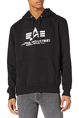 Alpha Industries Basic Hoody Foil Print Bluza z kapturem dla mężczyzn