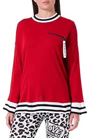 Moschino Damski sweter z wełny mieszanej, , 40