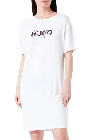 HUGO BOSS Damska kwiecista sukienka nocna, , L
