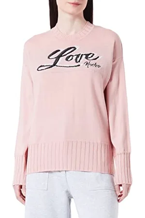 Moschino Damski sweter z długim rękawem Comfort Fit, , 42