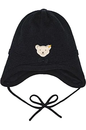 Steiff Baby Girls Classic czapka beanie, granatowa, 49