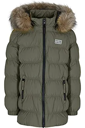 LEGO Wear Wear Dziewczęca kurtka zimowa, parka, pikowana, wodoodporna, wiatroszczelna, ciepła kurtka, , 116 cm