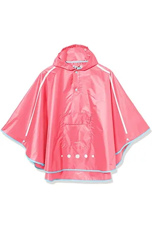 Playshoes Unisex dziecięce ponczo przeciwdeszczowe, składane, kurtka przeciwdeszczowa, odzież przeciwdeszczowa, , S
