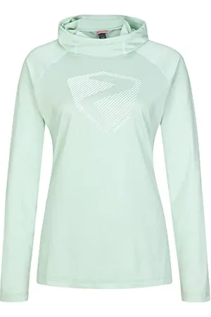 Ziener Damski sweter z kapturem Janup, Mid Layer | oddychający, elastyczny, bez PFC (1 sztuka)