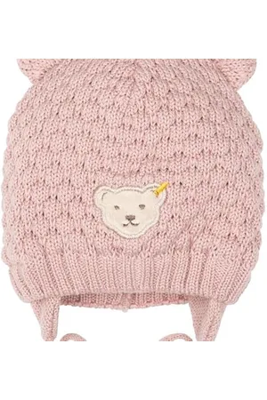Steiff Czapka dziecięca Classic Hat, srebrna różowa, 43