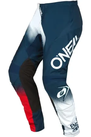 Oneal | Spodnie Motocross | Enduro MX | Maksymalna swoboda ruchów, lekka, oddychająca i wytrzymała konstrukcja | Element Racewear V.22 Pants | Dorośli | Blue White Red | Rozmiar 30/46