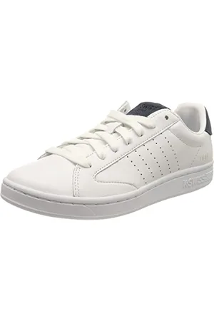 K-Swiss Męskie buty sportowe Lozan Klub LTH, WHT/WHT/Peacoat SD, 47 EU