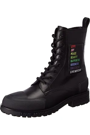Moschino Damskie sztyblety St.tod.daily40 Vitello czarne, 37 EU