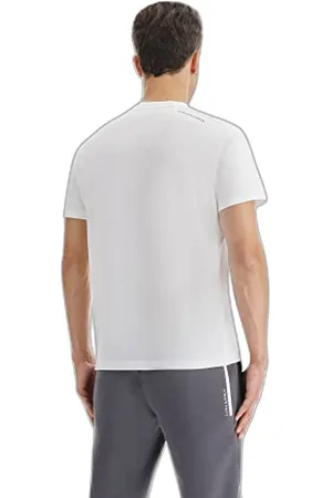 macron Męska koszulka Athleisure Scc Dubrovnick Slim T-Shirt Ice White Ss Man Swer, M, , M