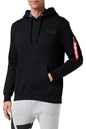 Alpha Industries Red Stripe Hoody Bluza z kapturem dla mężczyzn