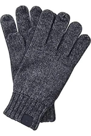 TOM TAILOR Męskie Rękawiczki z dzianiny 1034624, , S/M