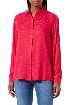 HUGO BOSS Evish Blouse damskie, Ciemny różowy 658, 32