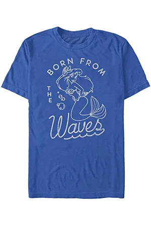 Disney Uniseks The Little Mermaid-Ariel Waves Organic Short Sleeve T-shirt z krótkim rękawem, , XL, , XL