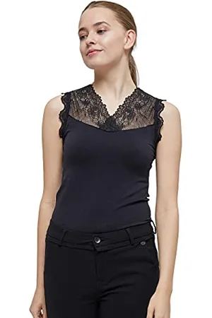 Minus Vanessa top damski, 100 Czarny, S