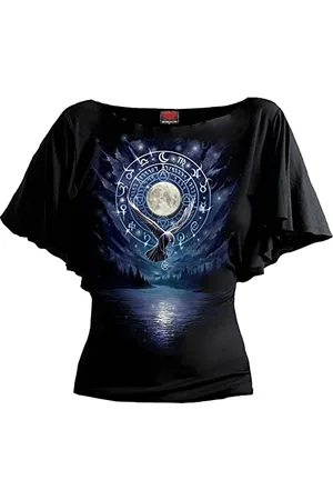 Spiral Witchcraft - Top z dekoltem w łódkę, , , S