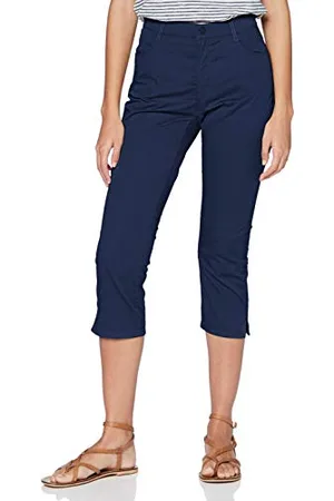 Brax Spodnie damskie w stylu Mary Capri, indygo, 36W / 32L