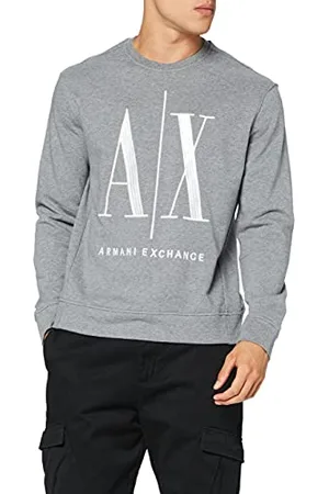 Armani Exchange Męska bluza z haftem Icon Project, , M