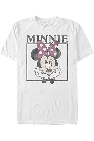 Disney Uniseks Mickey-Boxed Minnie Organic Short Sleeve T-Shirt, , L, , L