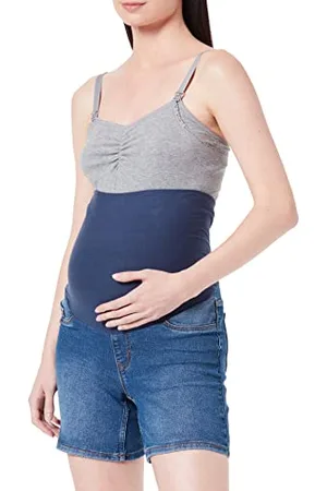 Mama;licious Damskie szorty Mlamy Skinny Medium Blue V, , XS