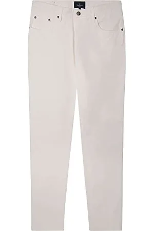 Hackett Męskie spodnie Core Trinity Pants, ecru, 28 W/32 L