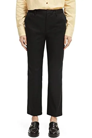 Scotch&Soda Abott-Mid Rise Tapered Chino damskie spodnie z bawełny organicznej, , 25W / 32L