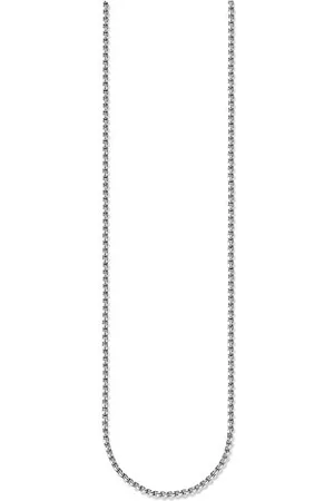 Thomas Sabo Łańcuszek unisex ze srebra wysokiej próby 925, czerniony, 90,00 cm, Srebro szterlingowe, Nie zawiera kamieni szlachetnych