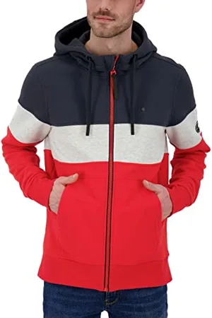 alife kickin Alife and Kickin KingsleyAK A męska bluza dresowa, kurtka rekreacyjna, bluza z zamkiem błyskawicznym, S-XXXL, granatowa, S