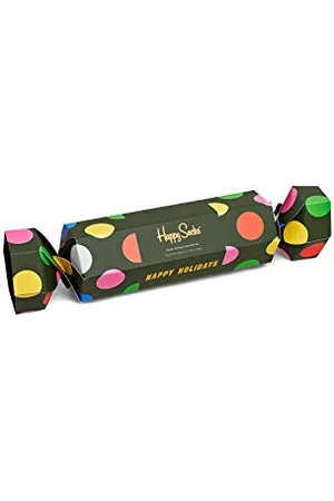 Happy Socks Christmas Gift Box, kolorowe i zabawne, Skarpety dla kobiet i mężczyzn, 2 pary (36-40)