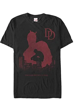 Marvel Unisex Defenders-Daredevil Within Organic Short Sleeve T-Shirt, Black, M, , M