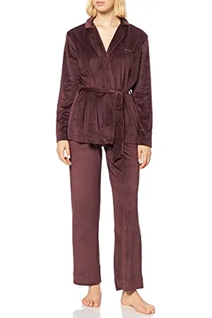 Emporio Armani Damska błyszcząca aksamitna kurtka + spodnie, , M
