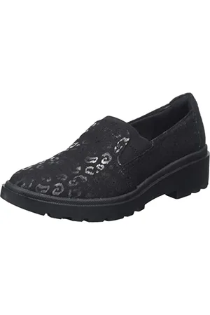 Clarks Calla Rae Loafer, czarna tkanina, 36 EU