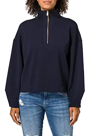 Scotch&Soda Bluza damska Anorak Sweat With Shaped Sleeves, , XL