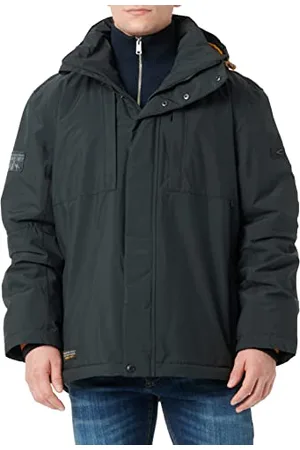 Camel Active TeXXXactive® męska kurtka funkcyjna z poliestru pochodzącego z recyklingu, czarny, 106