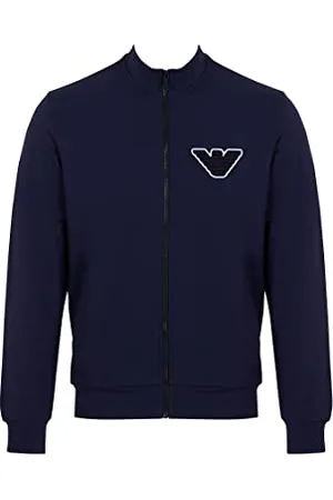 Emporio Armani Sweter męski elastyczny francuski frotte, , L