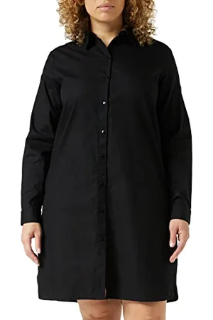 Pieces® Damska sukienka PCJAYLA LS Noos BC, czarna, S