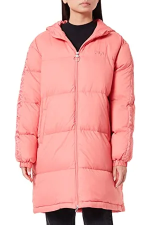Fila Damska kurtka Berislav Long Padded Coat Jacket, Tea Rose, S