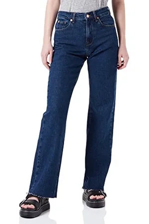 7 for all Mankind Damskie spodnie Tess z Raw Cut Jeans, , 28W / 28L