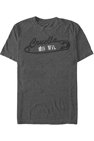 Disney Classics Unisex DNCA-Cruella Punk Pin Organic Short Sleeve T-Shirt, , XXL, , XXL