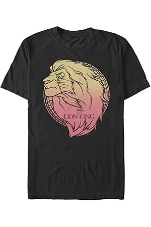 Disney Unisex The Lion King Jewel Of The Savannah Organic Short Sleeve T-shirt, , XL
