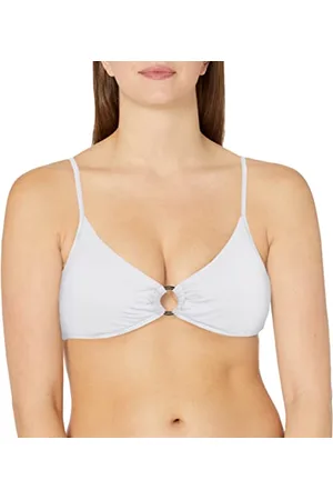 Seafolly Damski aktywny pierścionek z przodu braletka bikini top, , 65B