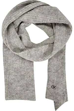 Calvin Klein Męski szalik wełniany LUX 30 x 180, , jeden rozmiar