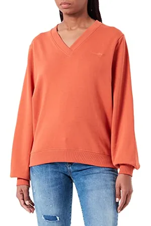 Wrangler Damska bluza z dekoltem w serek, , rozmiar XL