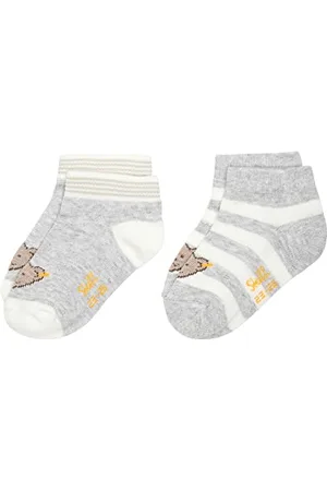 Steiff Unisex dziecięce Mini Basic skarpety, 2 sztuki w opakowaniu GOTS, , 34