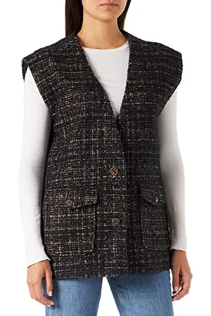 Cream CRVisva Waistcoat Transitional Jacket, Royal Navy Locle, 44 damskie