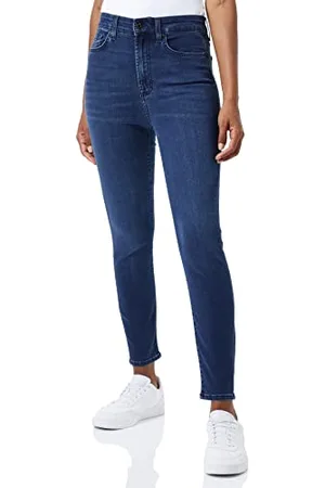 7 for all Mankind Damskie dżinsy Aubrey Bair Eco - granatowe, regularne