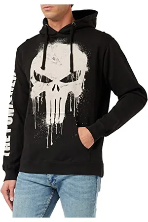 Marvel Męska bluza z kapturem Punisher Skull, , M