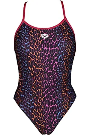 Arena Damski kostium kąpielowy z nadrukiem Booster Back MaxLife One Piece Athletic Training Swimsuit, , 36 PL